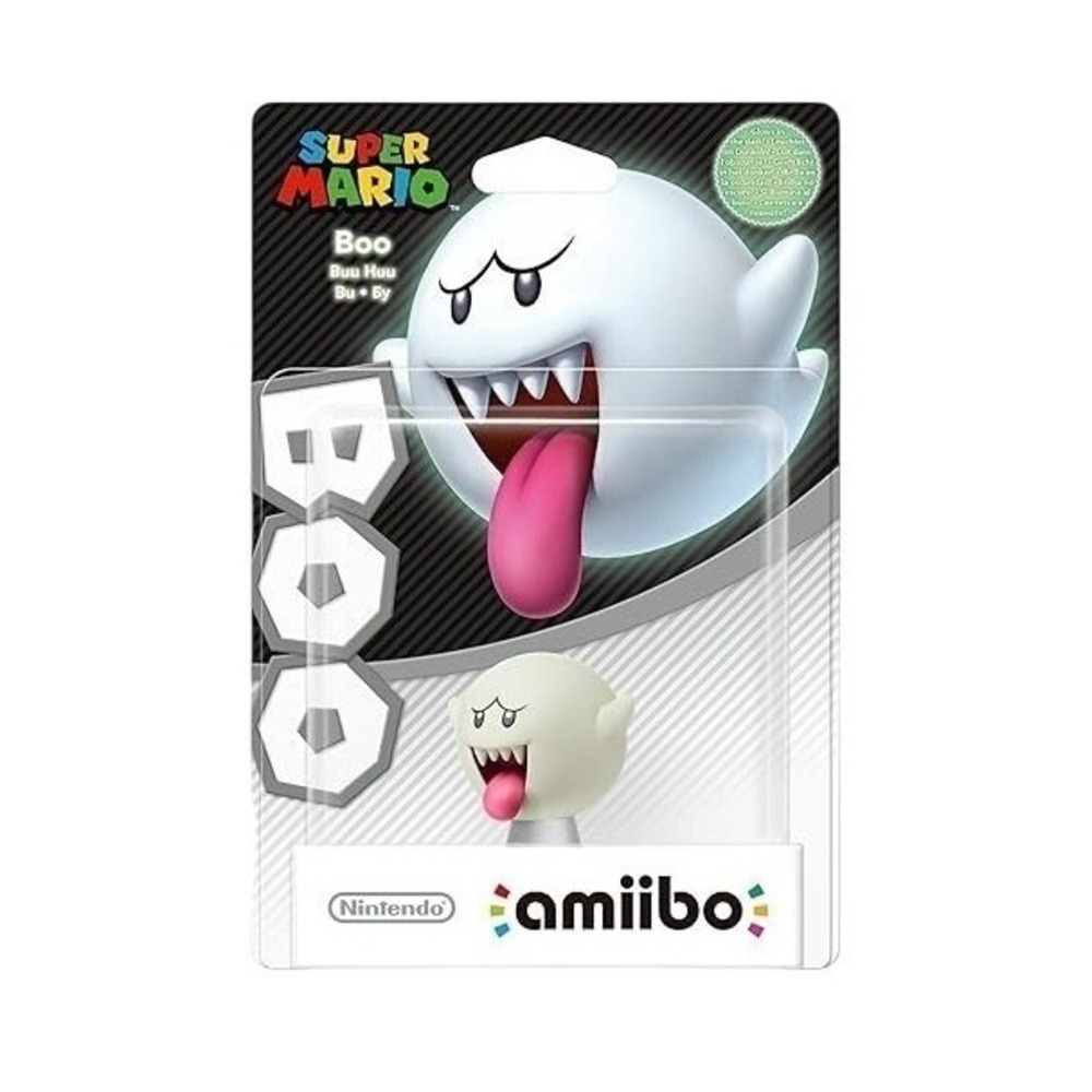Nintendo‎ Amiibo Super Mario Boo Classic Toys to Life Figure Glows In the Dark